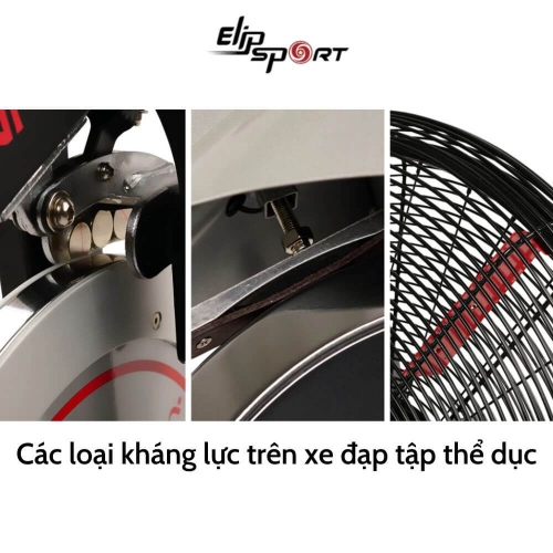 Các loại kháng lực trên xe đạp tập bạn đã biết chưa?