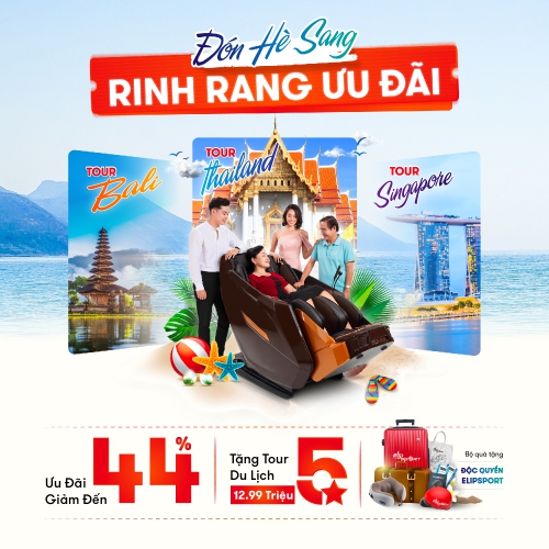 ĐÓN HÈ SANG, RINH RANG ƯU ĐÃI - TẶNG TOUR DU LỊCH 5*