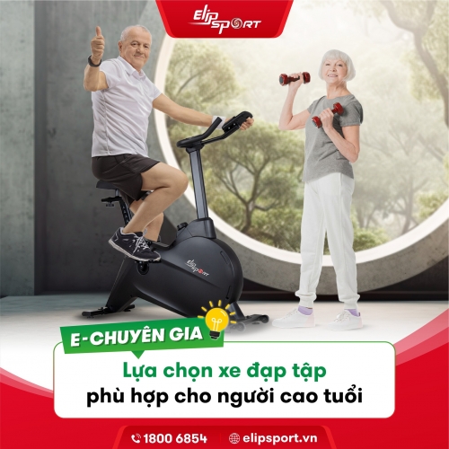  Top 5 xe đạp tập thể dục cho người già hỗ trợ vận động tốt nhất