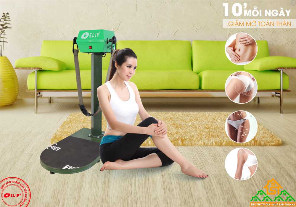 Máy rung bụng đứng ELIP