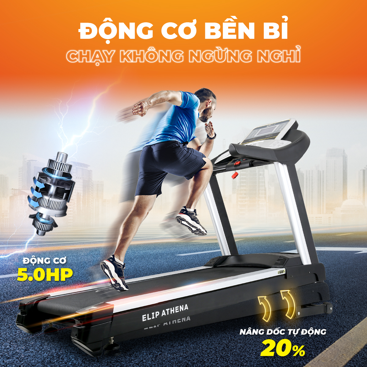 Top 5 máy chạy bộ Elip bán chạy tháng 6