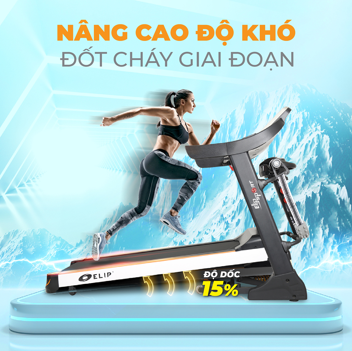 Hướng dẫn sử dụng máy chạy bộ ELIP Tabata cho hiệu quả cao