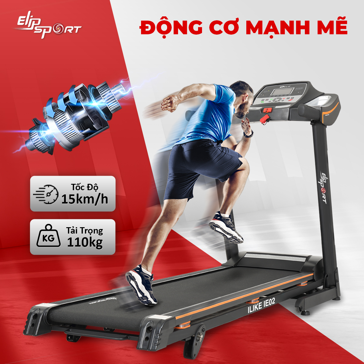 m&aacute;y chạy bộ dưới 5 triệu - elip ilike ie02