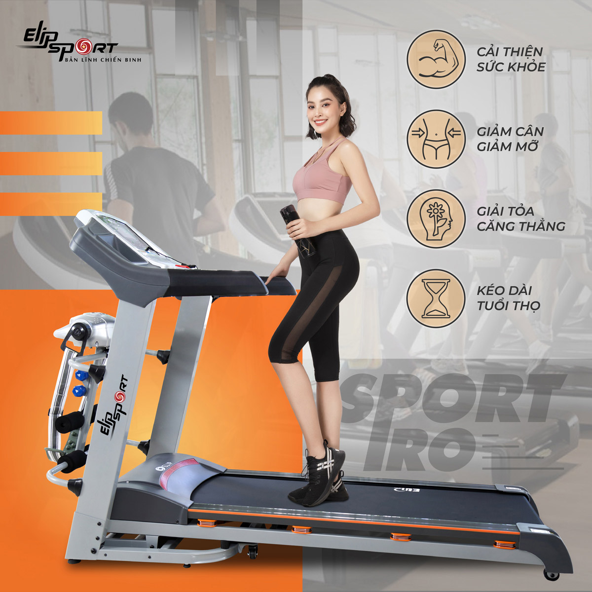 Hướng dẫn sử dụng máy chạy bộ Elip Sport Pro dễ dàng - ảnh 4