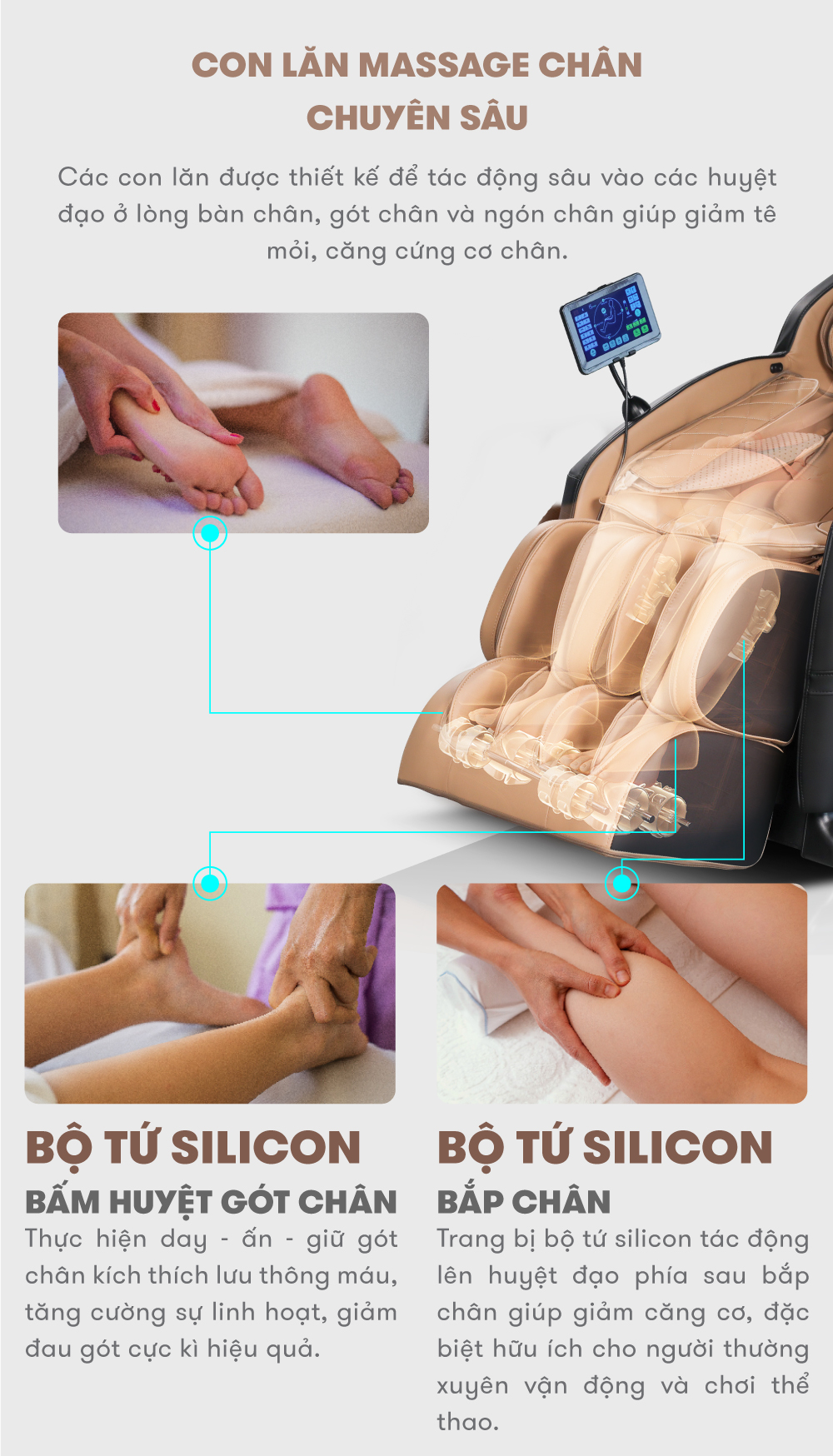 Jun888 com ưu đãi hấp dẫn elip ares new con lăn massage chuyên sâu