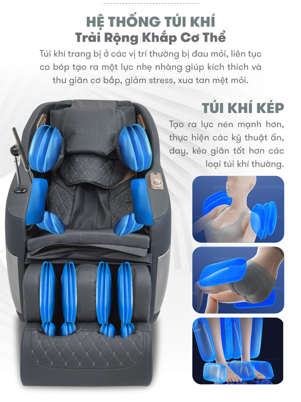 hệ thống túi khí trải rộng