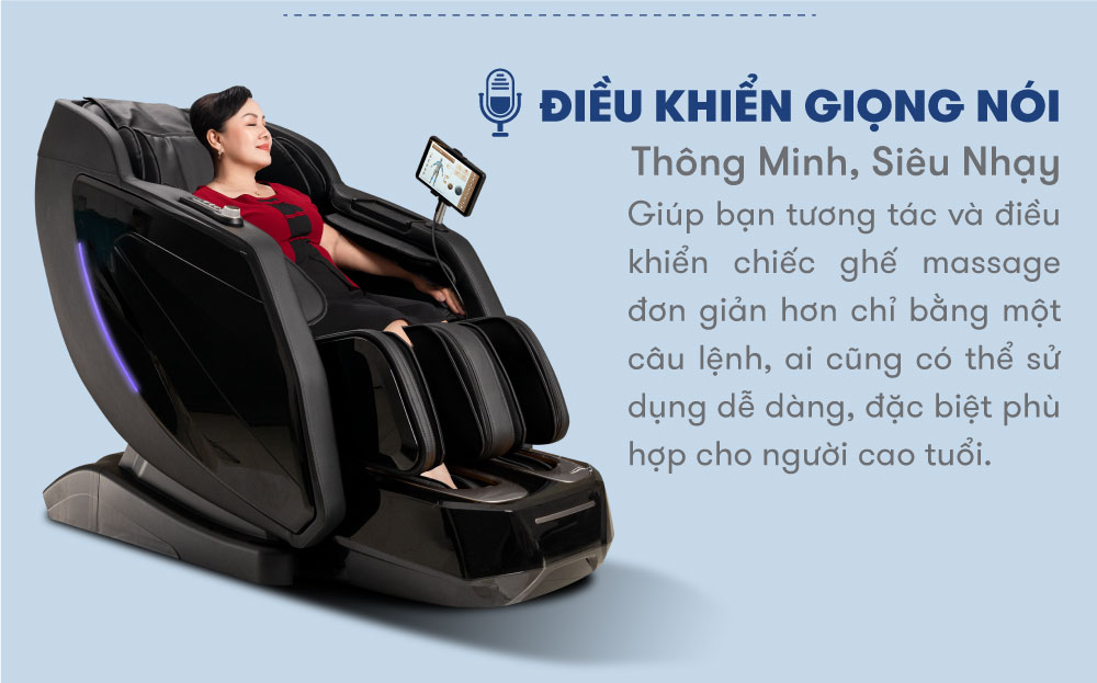 Sản phẩm có thể điều khiển bằng giọng nói