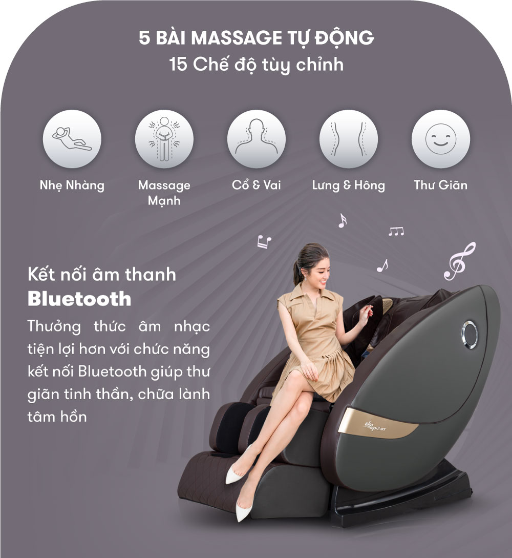với 5 bài massage tự động