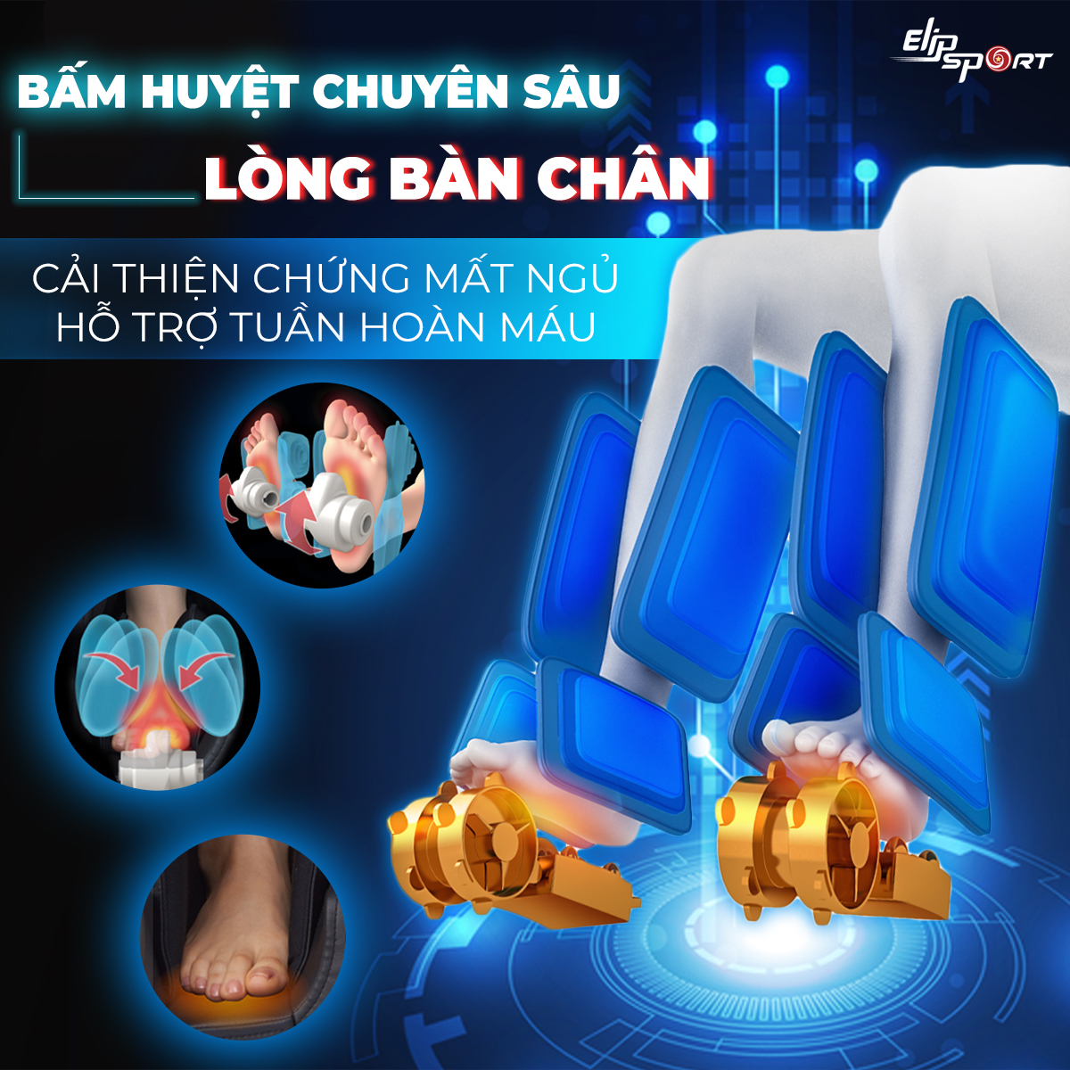 Ghế matxa ELIP Louis