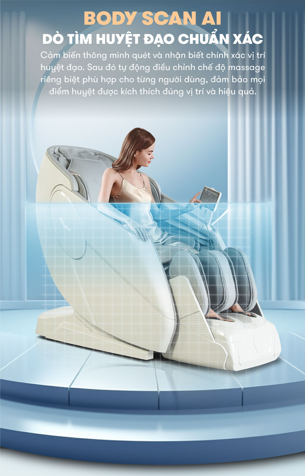 Jun888 com ưu đãi hấp dẫn elip o7 chế độ body scan AI