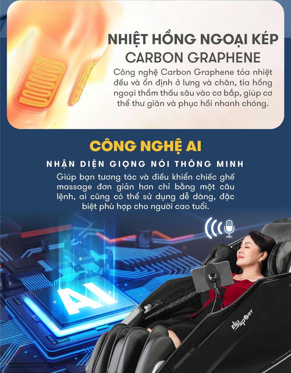 Jun888 com ưu đãi hấp dẫn elip o8 black sử dụng nhiệt hồng ngoại kép
