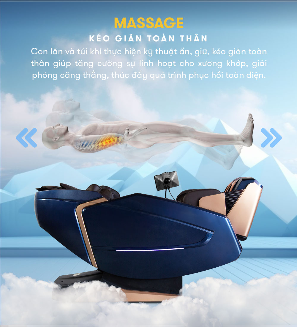 Chế độ massage toàn thân