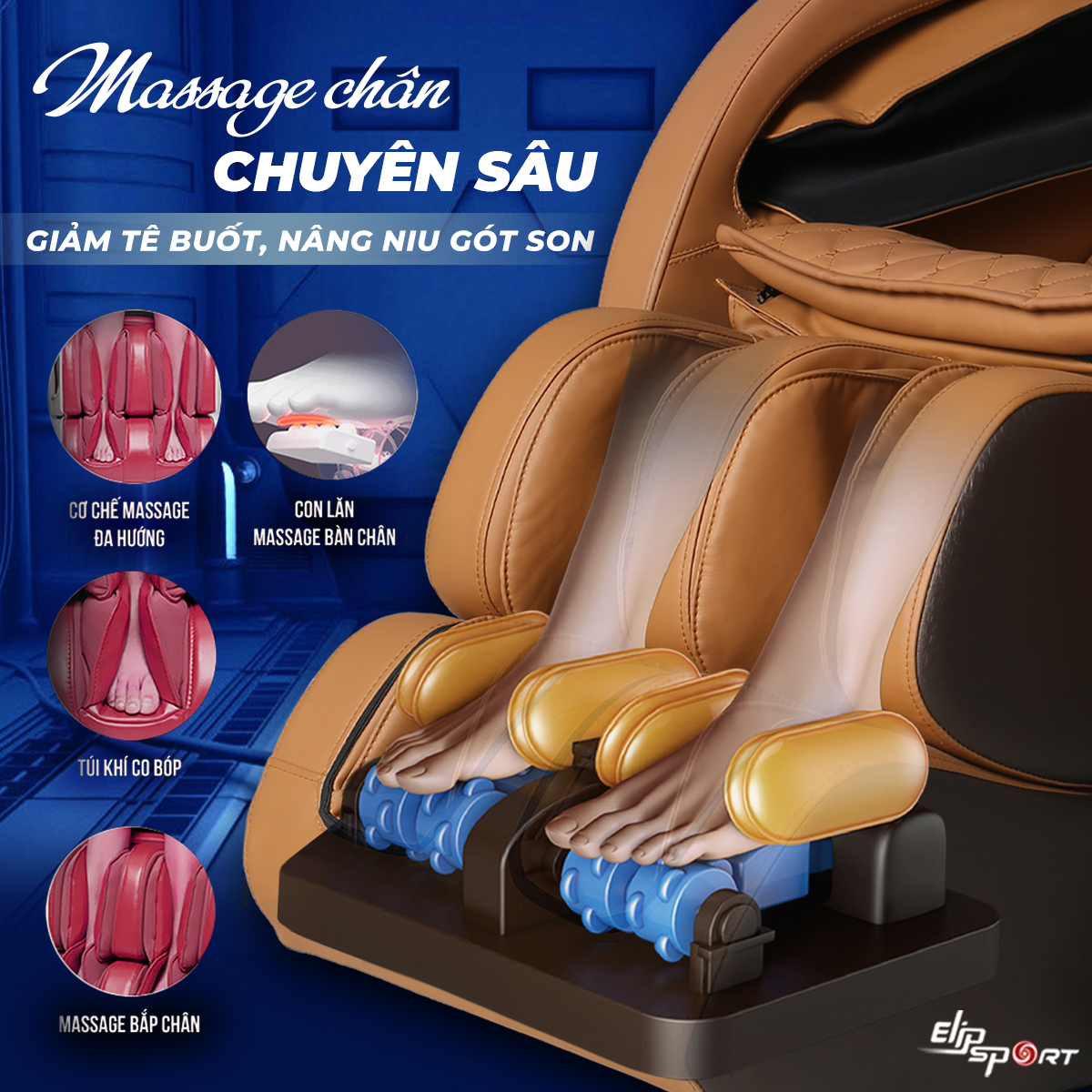 Chăm sóc cụ thể từng vùng đau nhức