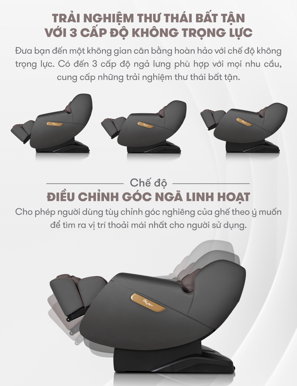 ELIP Tesla - Grey (Hàng Trưng Bày) không trọng lực