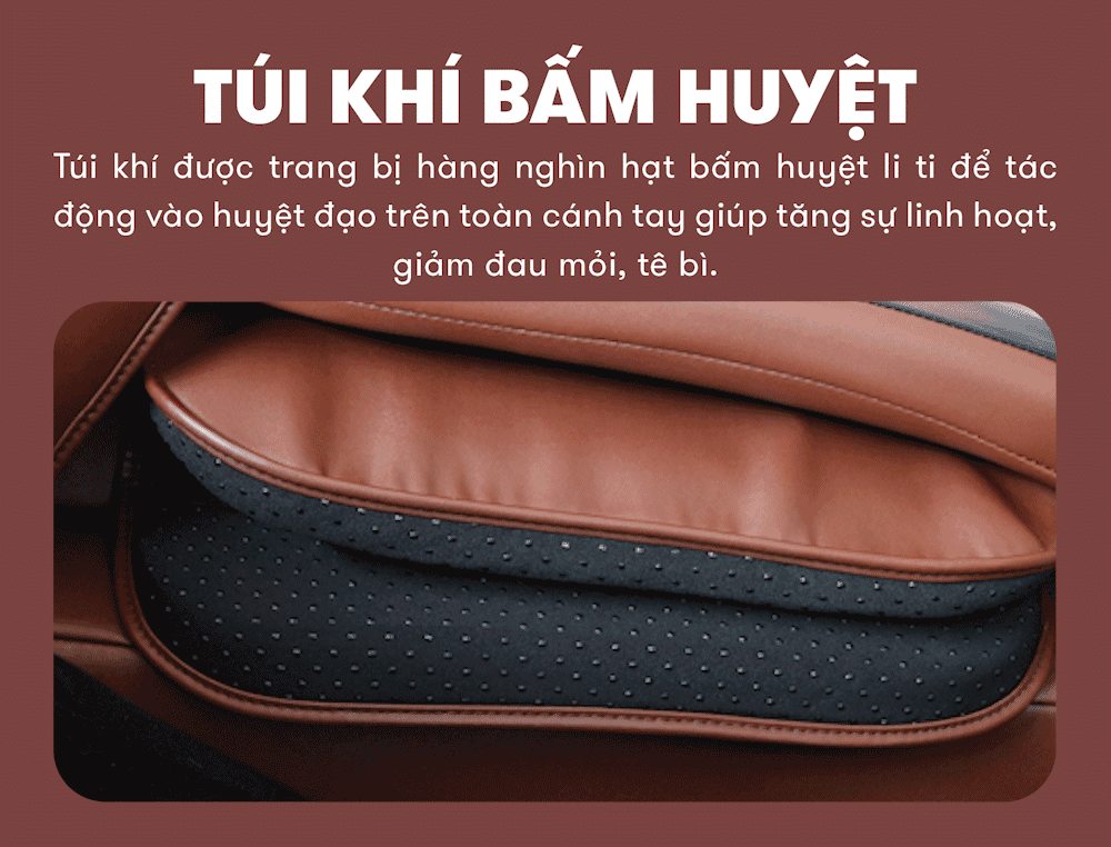 Jun888 com ưu đãi hấp dẫn elip d5 new túi khí bấm huyệt