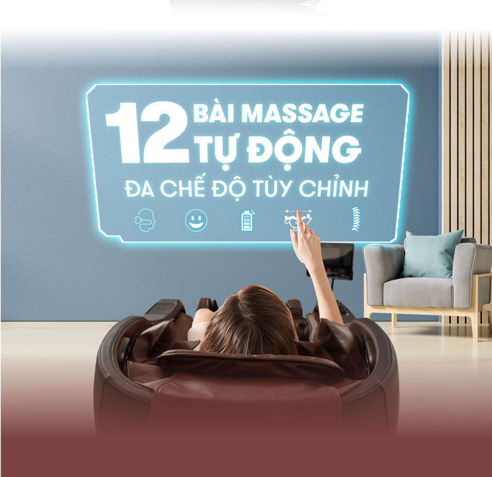 Jun888 com ưu đãi hấp dẫn elip d5 với 12 bài massage tự động