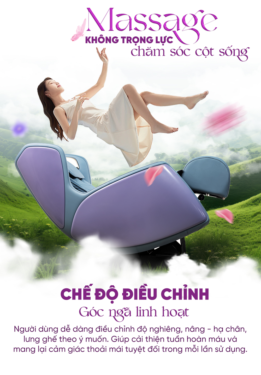 Jun888 com ưu đãi hấp dẫn elip d6 với chế độ mát xa không trọng lực