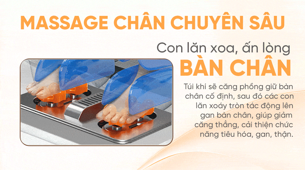 Jun888 com ưu đãi hấp dẫn elip e5 chế độ massage chân chuyên sâu