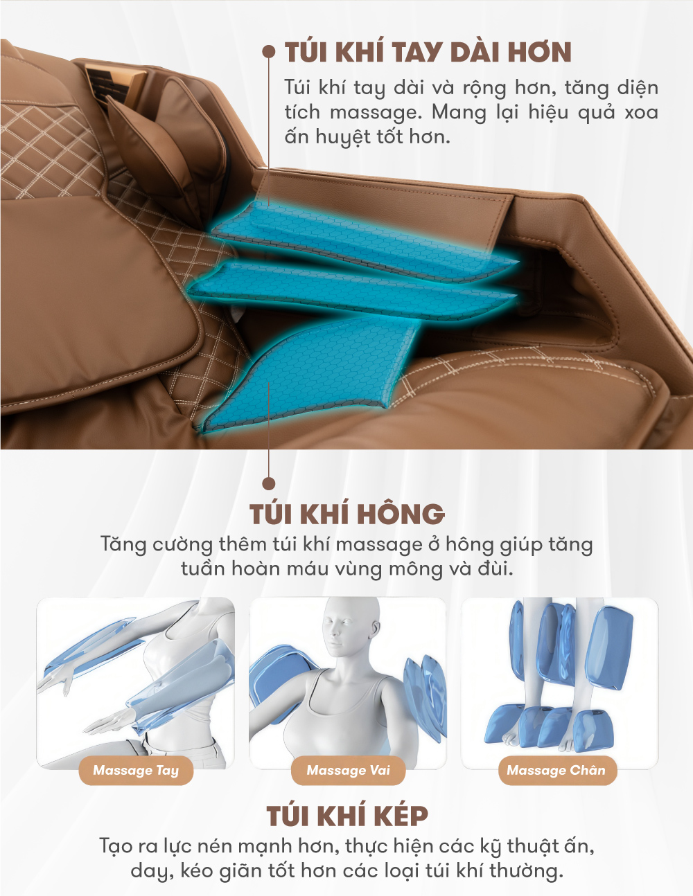 Jun888 com ưu đãi hấp dẫn elip o3 túi khí tay dài hơn