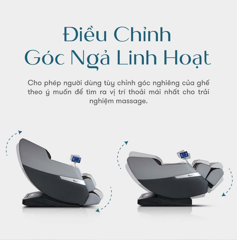 Jun888 com ưu đãi hấp dẫn elip o3 black gray có thể điều chỉnh góc ngả linh hoạt