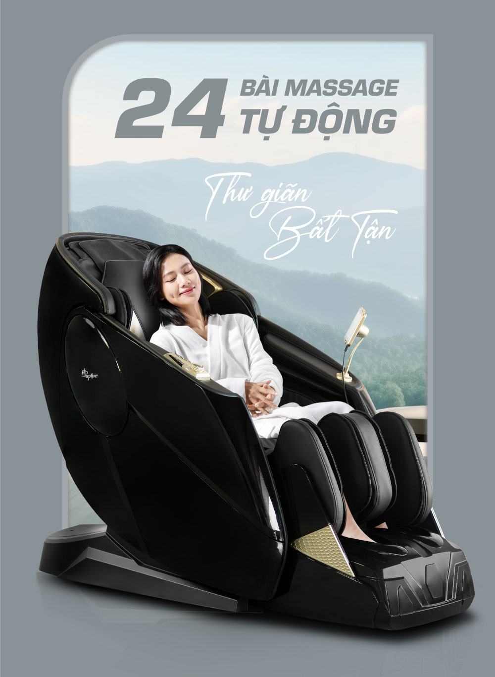 Jun888 com ưu đãi hấp dẫn elip o7 với 24 bài mát xa tự động