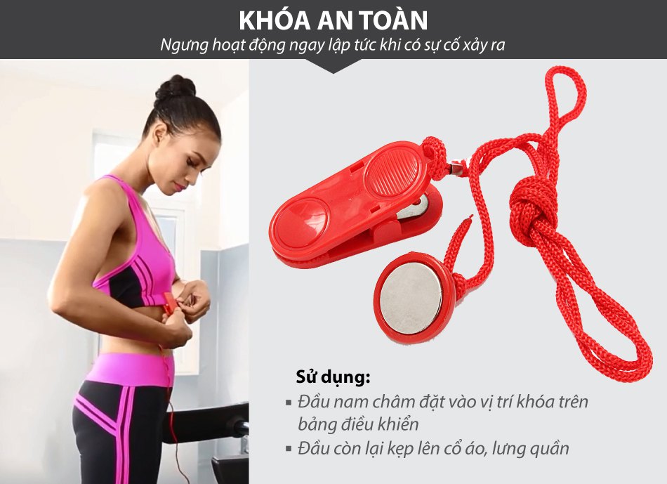 kh&oacute;a an to&agrave;n m&aacute;y chạy bộ