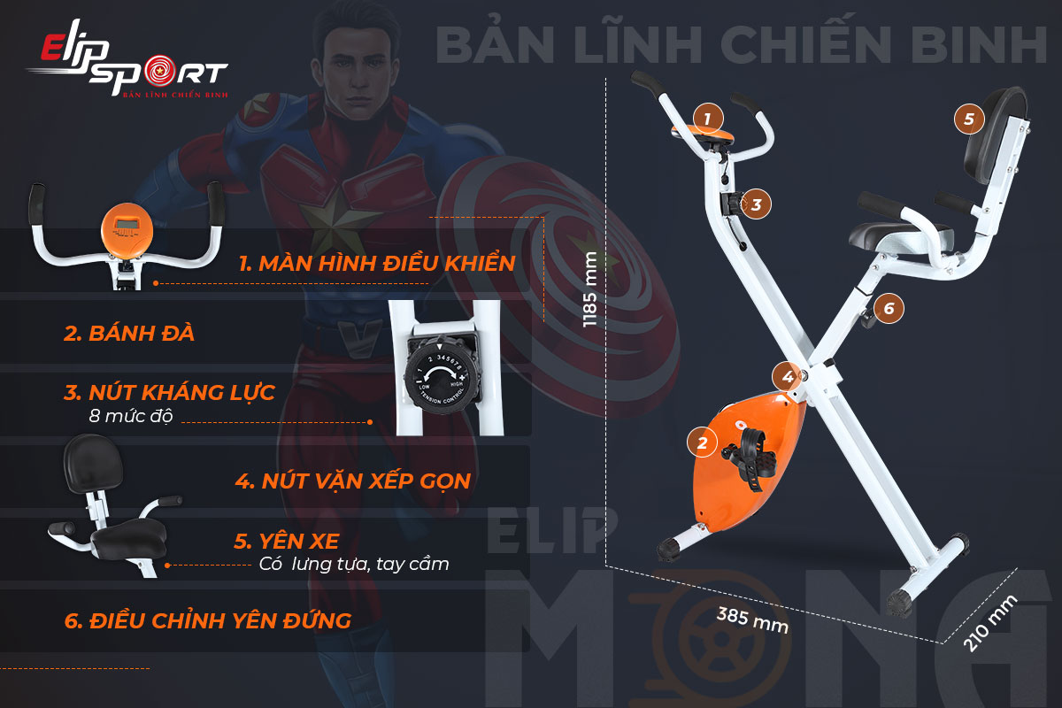 xe đạp tập