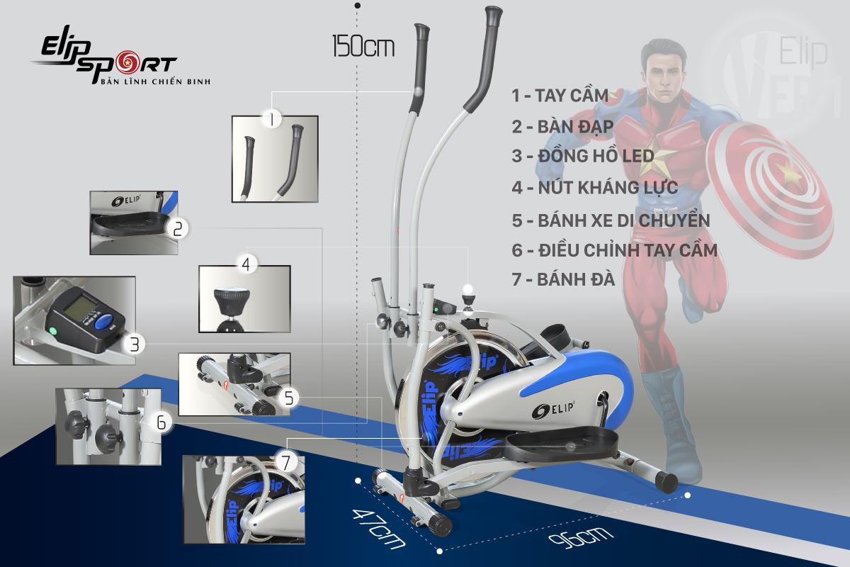 Kinh nghiệm mua xe đạp tập to&agrave;n th&acirc;n