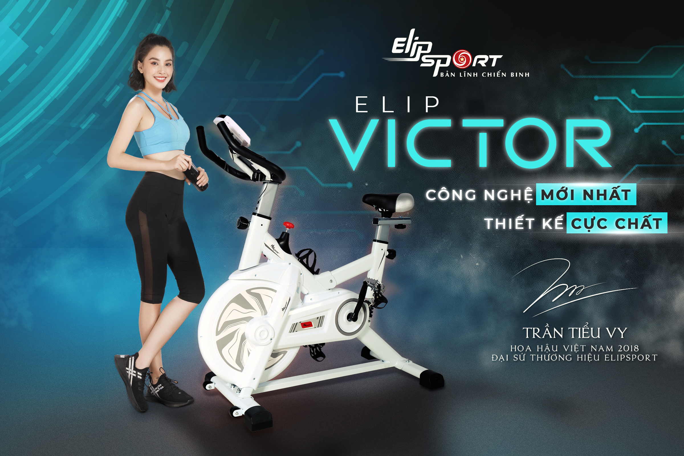 xe đạp tập elip victor