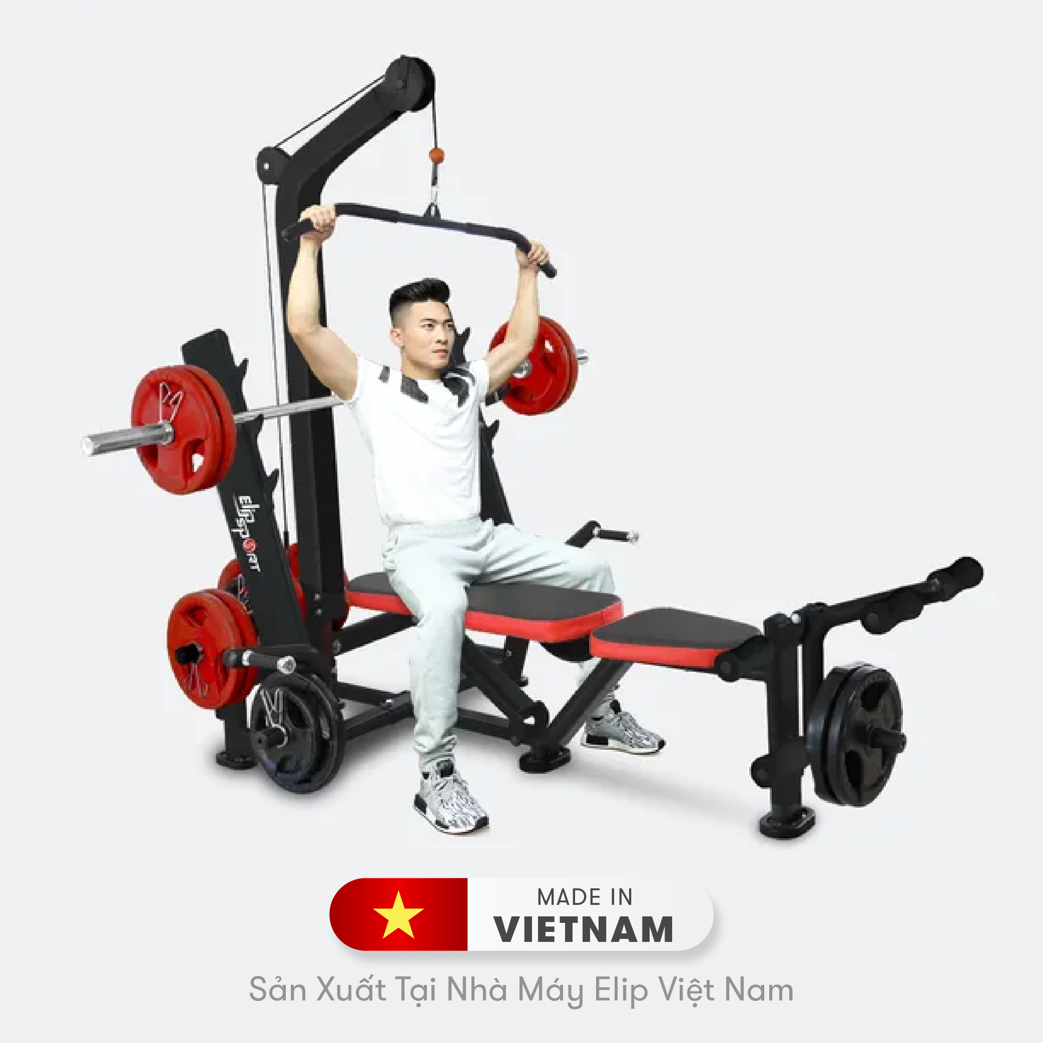 Ảnh sản phẩm Jun8888 xổ số uy tín đa năng Elip Power Max 9in1 - Red