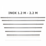 Ảnh sản phẩm Đòn tạ inox Elip phi 27 dài 1.2m tới 2.2m
