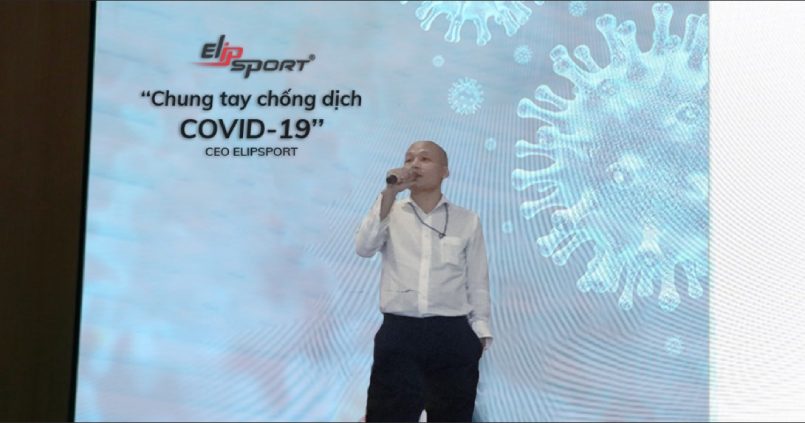 elipsport trao tặng phần qu&agrave; chống dịch