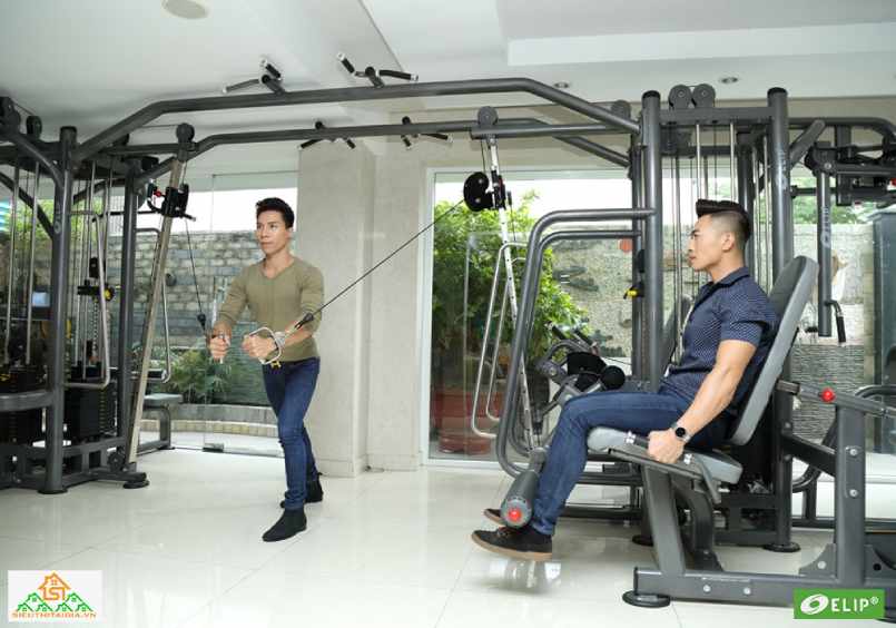 Quốc Cơ &ndash; Quốc Nghiệp set up ph&ograve;ng gym tại gia